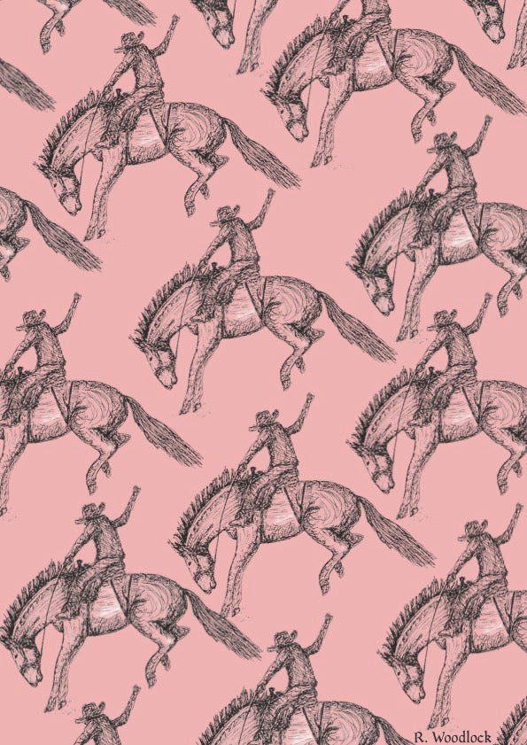 'Bronc' Tea Towel