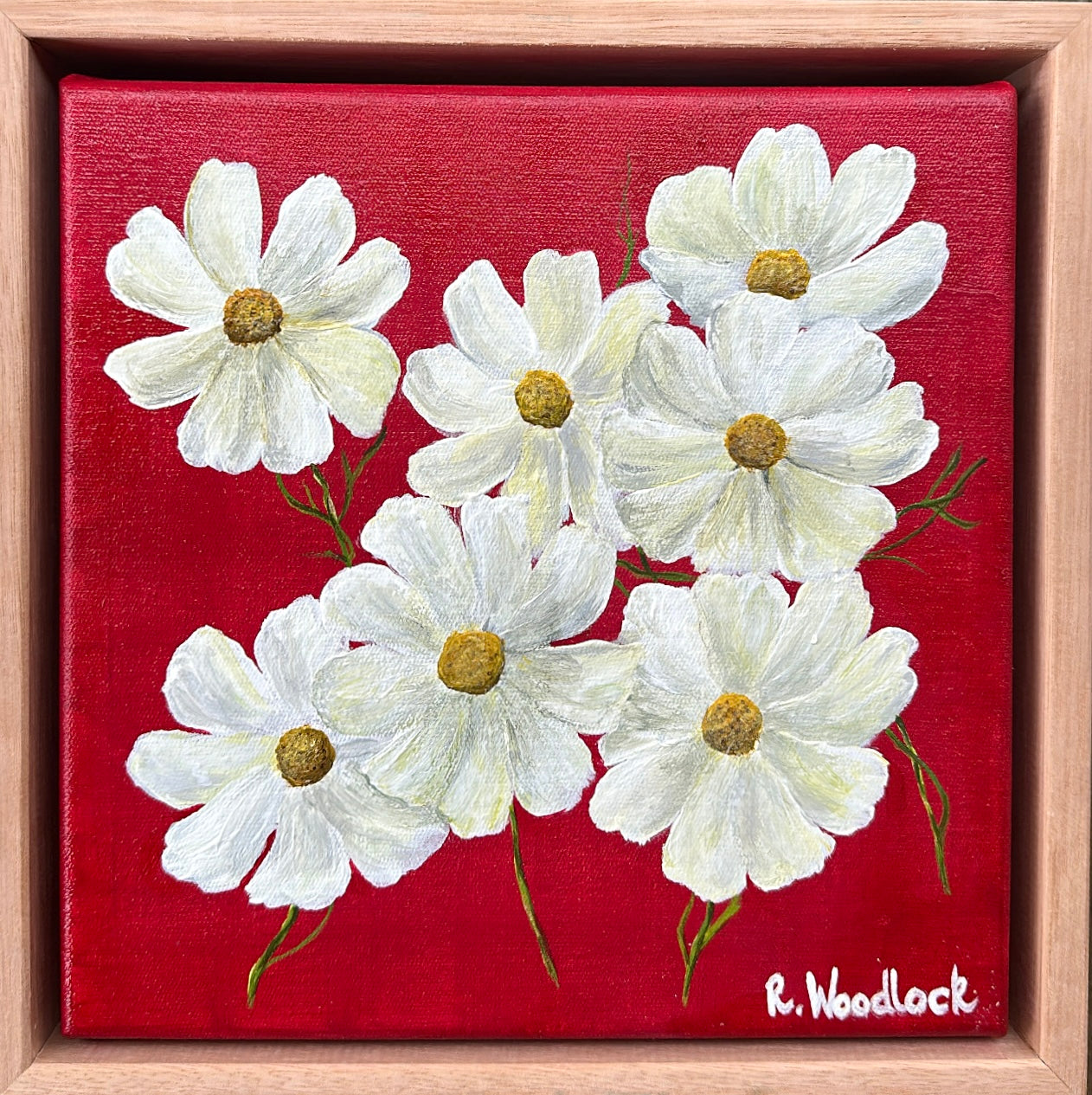 'Cosmos On Crimson'