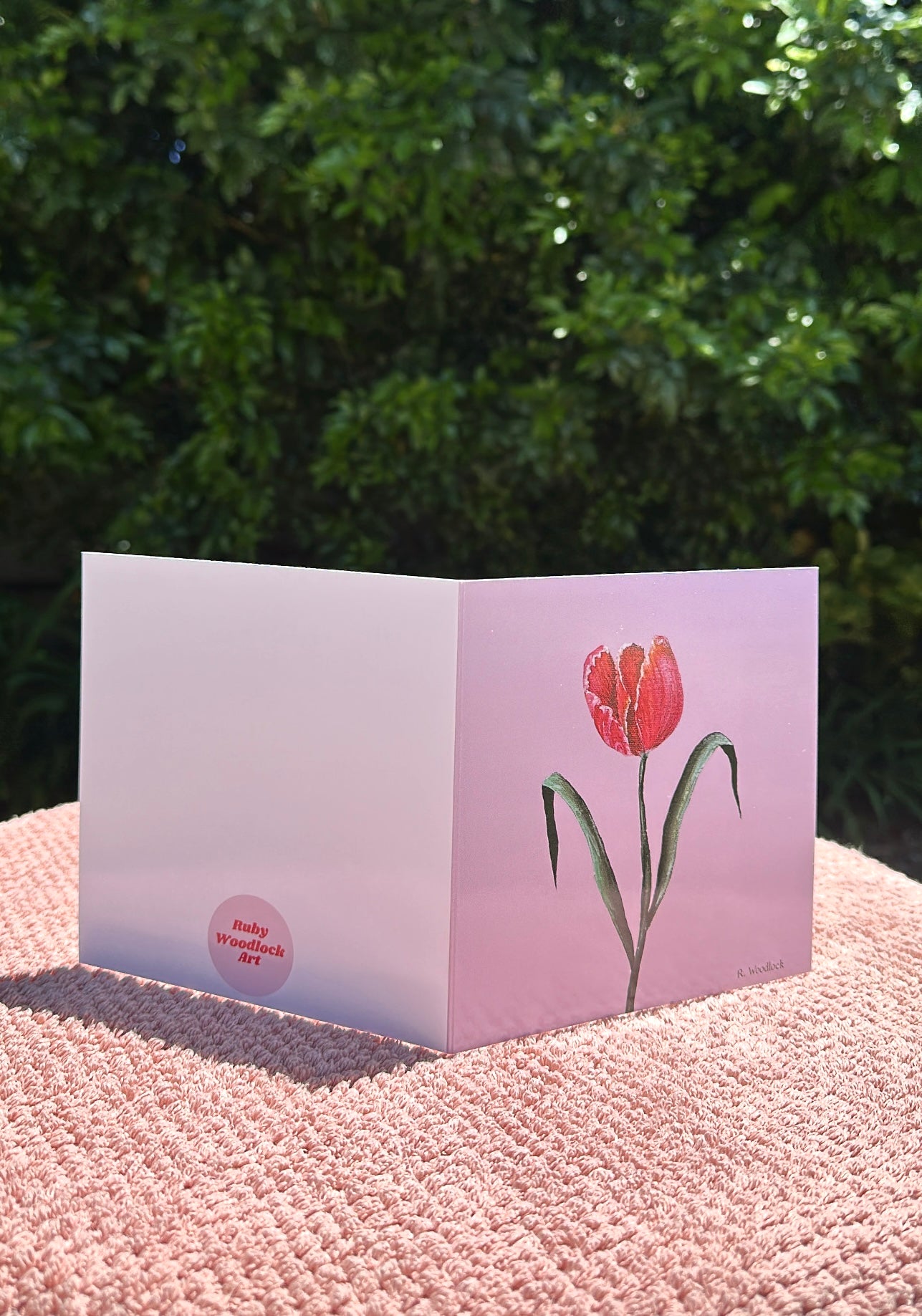 'Tulip' - GREETING CARD