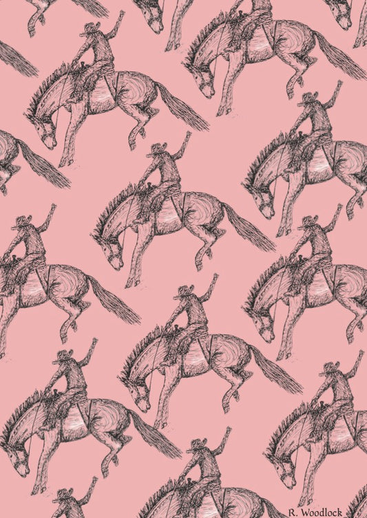 'Bronc' Tea Towel