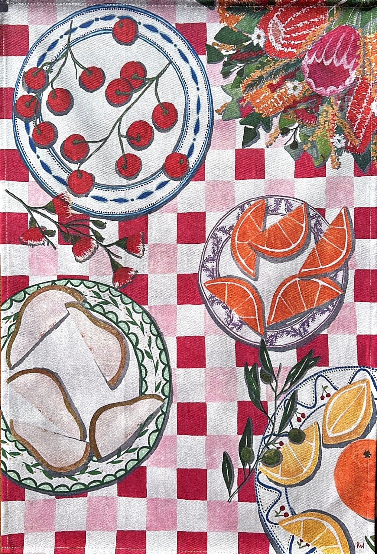 ‘Bush Table Bounty’ Tea Towel