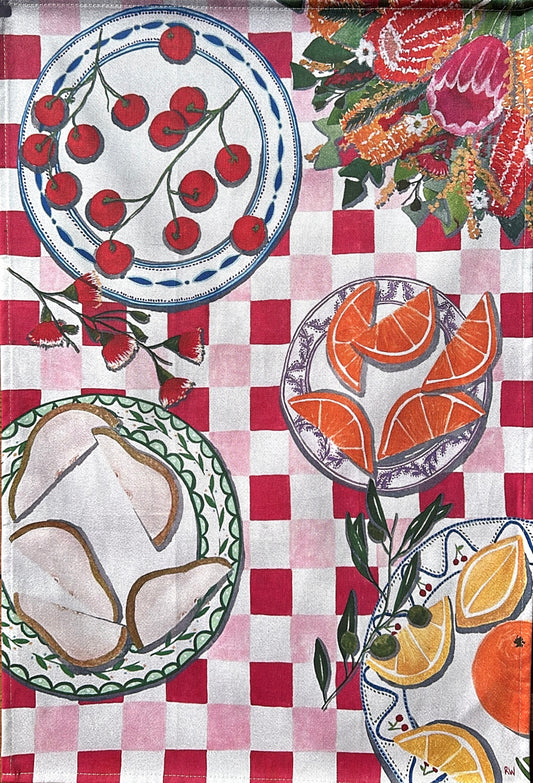 ‘Bush Table Bounty’ Tea Towel