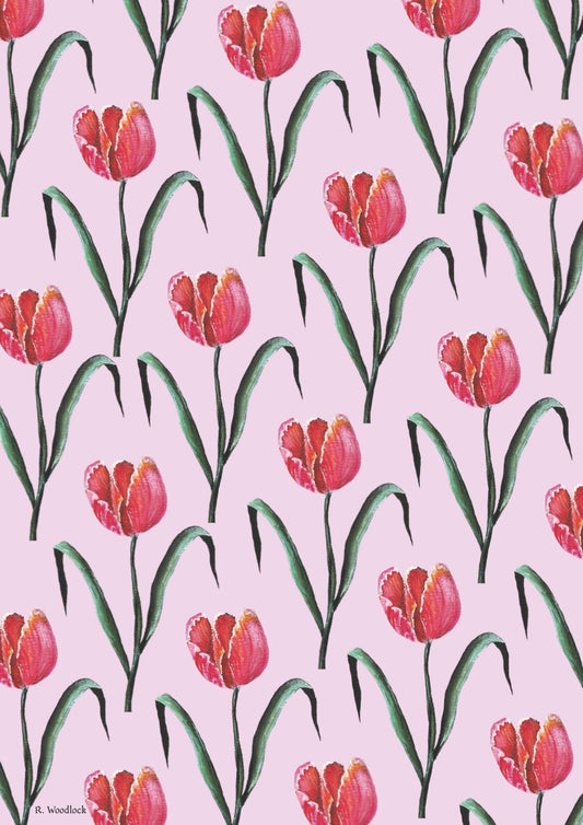 'Tulip' Tea Towel
