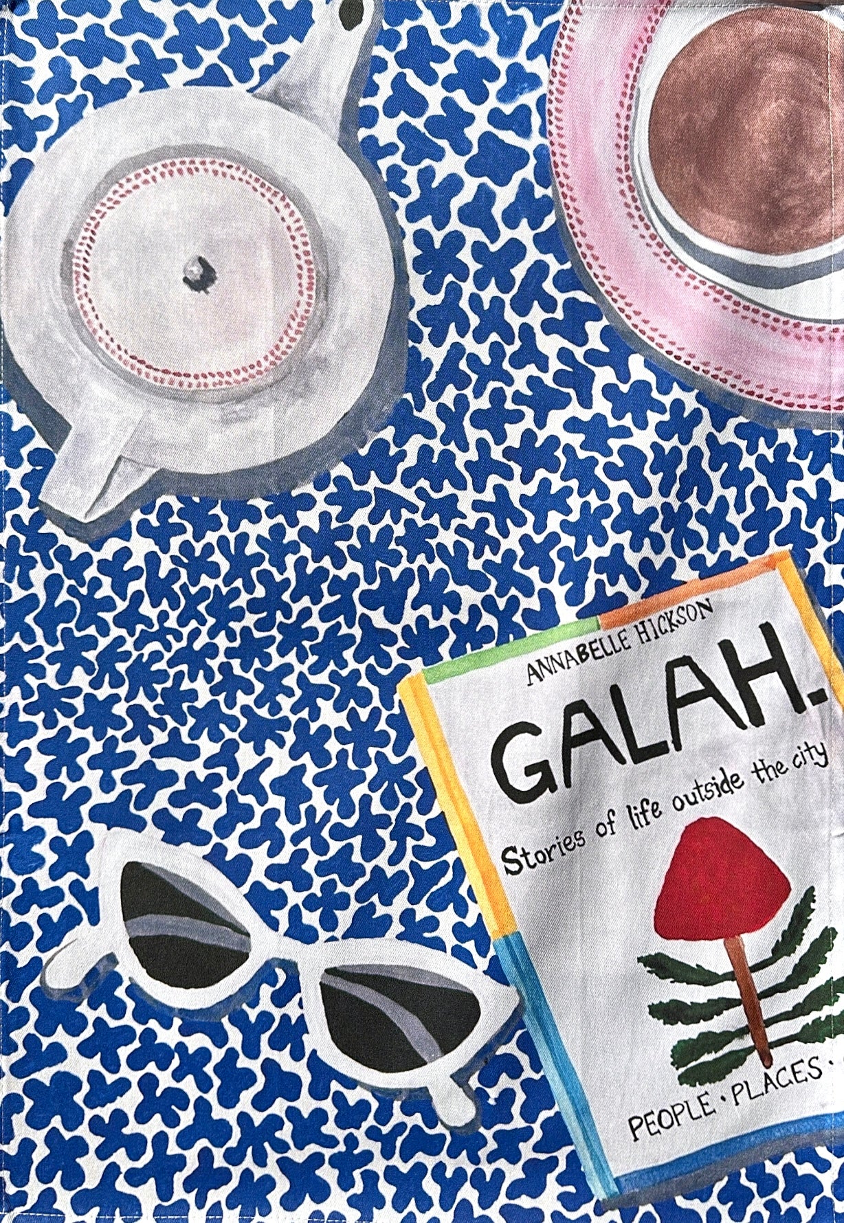 ‘Galah’ Tea Towel