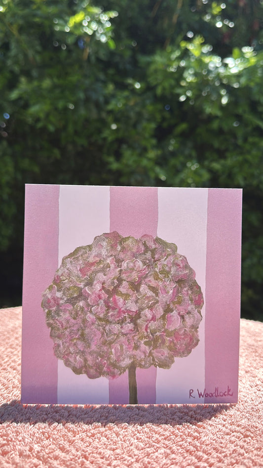 'Hydrangea' - GREETING CARD