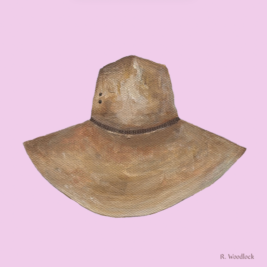'Cowboy Blues: Pink Hat' - PRINT